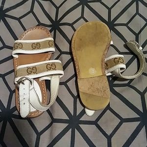 Authentic Gucci toddler sandals